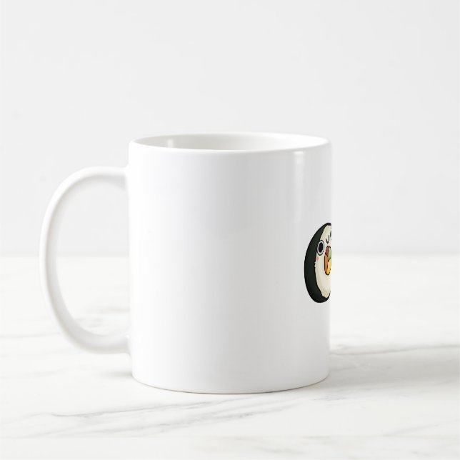 Taza De Café Happy Kawaii Sushi Rolls (Izquierda)