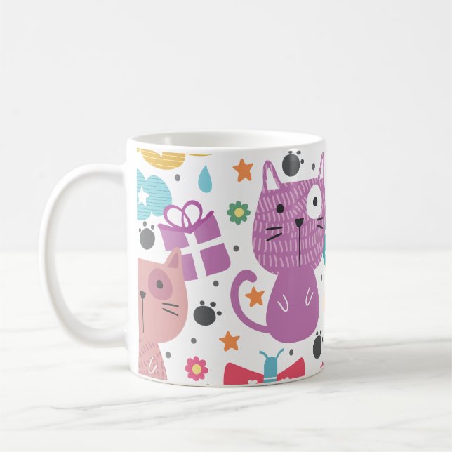 TAZA DE CAFÉ HAPPY KITTENS (Izquierda)