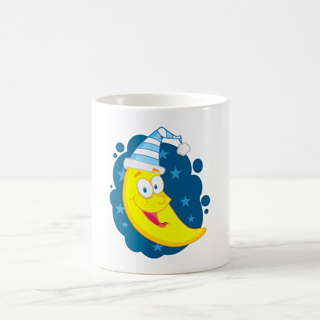Taza De Café Happy Moon Face (Subido por el creador)
