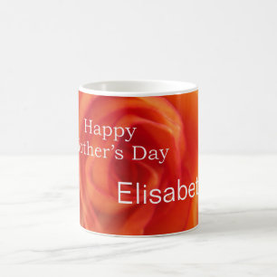 Taza De Café happy mothers day orange roses