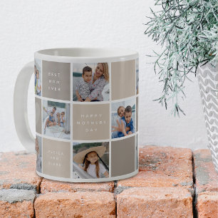Taza De Café Happy Mothers Day Photo Grid Keepsake