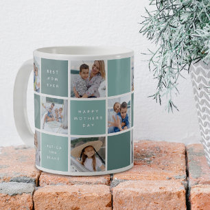 Taza De Café Happy Mothers Day Photo Grid Keepsake
