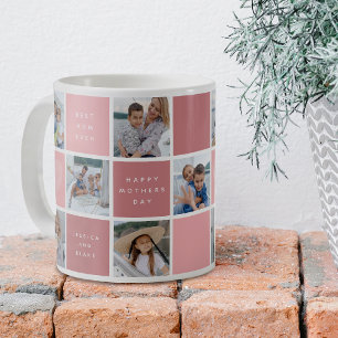 Taza De Café Happy Mothers Day Photo Grid Keepsake