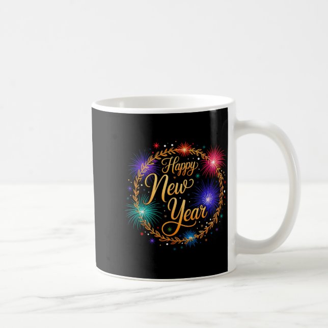 Taza De Café Happy New Year 2026  (Derecha)