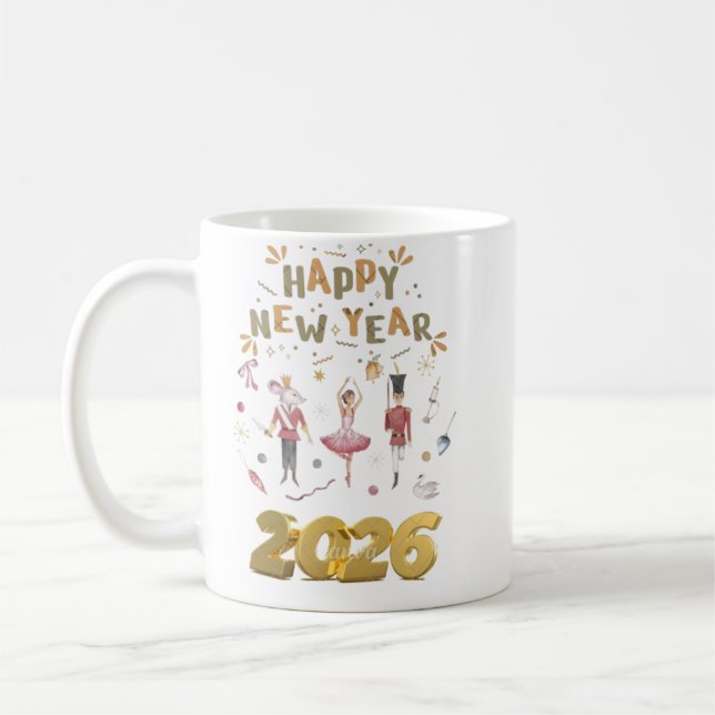 Taza De Café happy new year 2026 (Izquierda)
