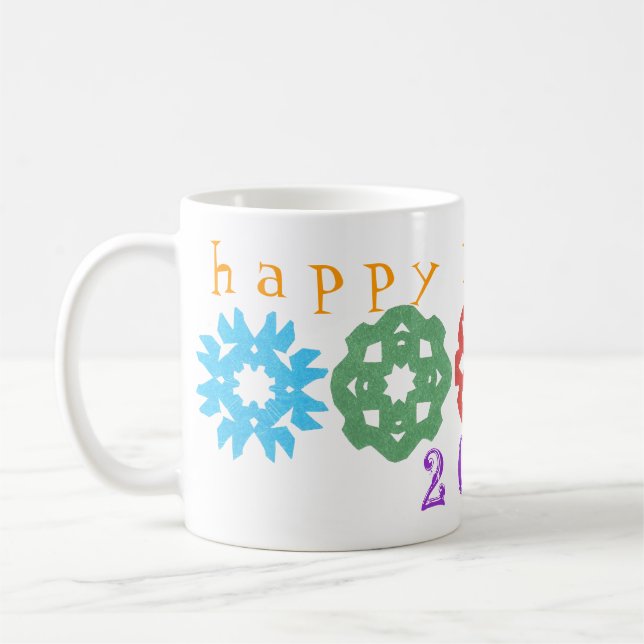 Taza De Café Happy New Year 2027 mug (Izquierda)