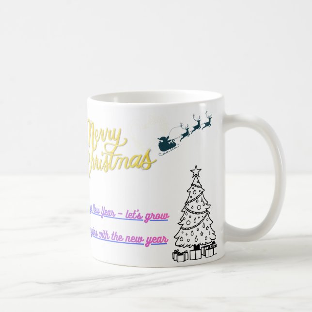Taza De Café Happy New Year Celebration Mug (Derecha)