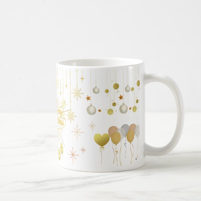 Taza De Café Happy New Year Celebration Mug (Derecha)