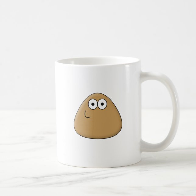 Taza De Café Happy Pou - Mug (Derecha)