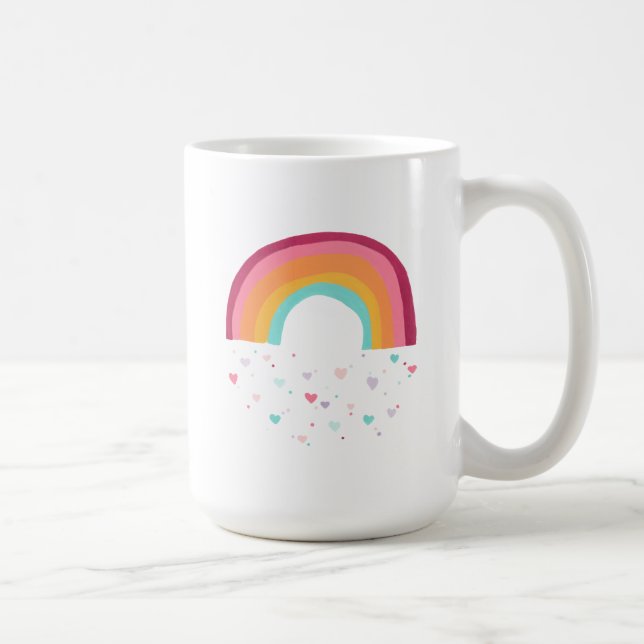 Taza De Café Happy Rainbow Magic (Derecha)