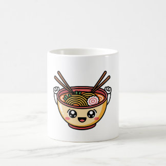Taza De Café Happy Ramen Buddy Cute Food Character Sticker