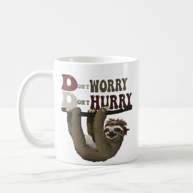 Taza De Café Happy Sloth (Izquierda)