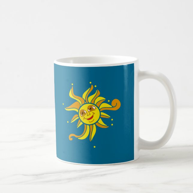 Taza De Café Happy Sun Coffee Mug (Derecha)