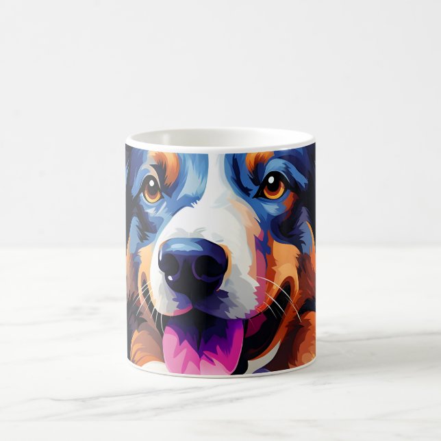 Taza De Café Happy Sunpy Watercolor (Centro)