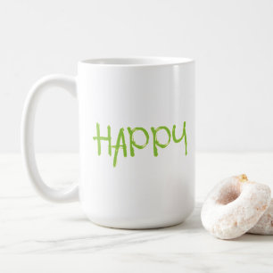 Taza De Café HAPPY Tee - Gráfico colorido Guay
