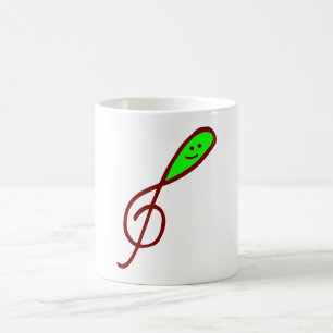 Taza De Café Happy Treble Clef Mug