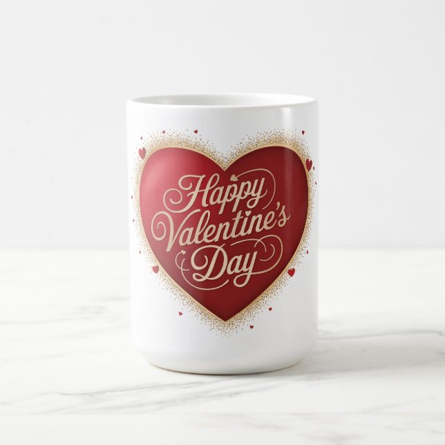 Taza De Café Happy Valentine’s Day (Centro)