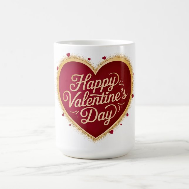 Taza De Café Happy Valentine’s Day -2 (Centro)