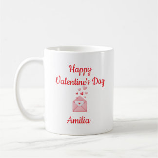 Taza De Café Happy Valentine’s Day Cute Love Mug