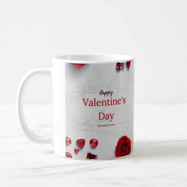 Taza De Café Happy Valentine's Day (Izquierda)
