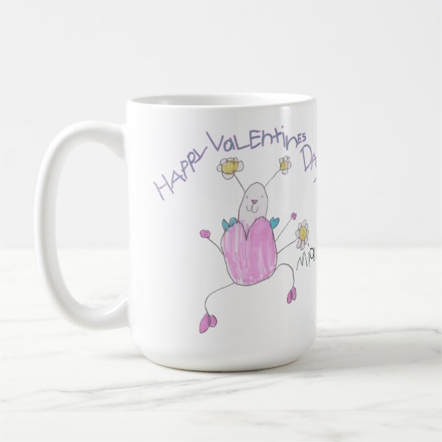 Taza De Café Happy Valentine's Day Coffee Mug (Izquierda)