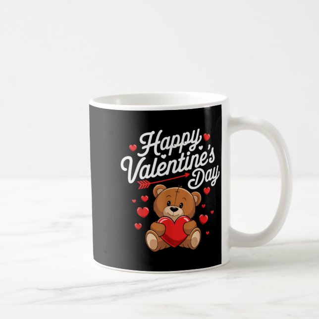 Taza De Café Happy Valentines Day Shirts Women Cute Valentine  (Derecha)