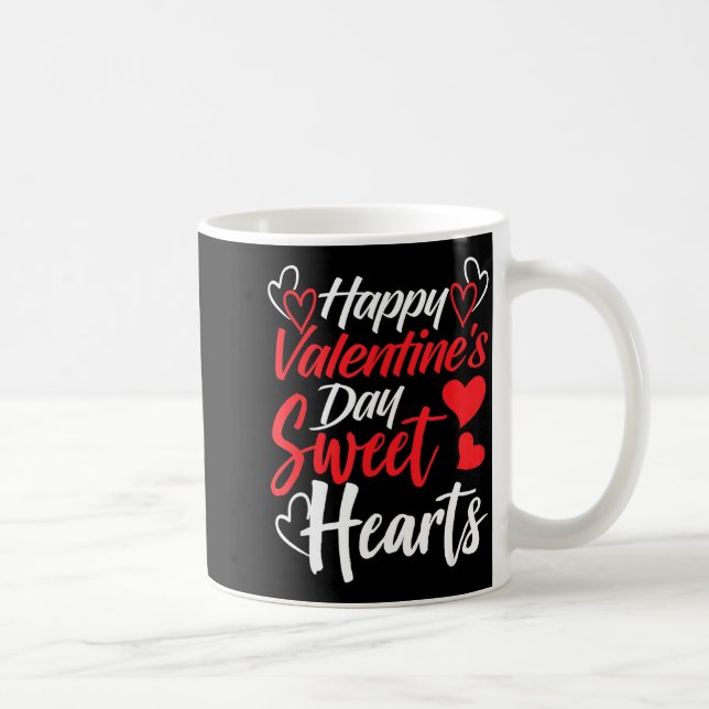 Taza De Café Happy Valentine's Day Sweet Hearts Couples Valenti (Derecha)