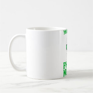 Taza De Café Harás el cráneo irlandés de Nuttin con Sunglasse