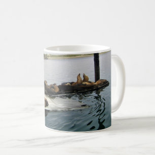 Taza De Café Harbour Seals, Morro Bay, California