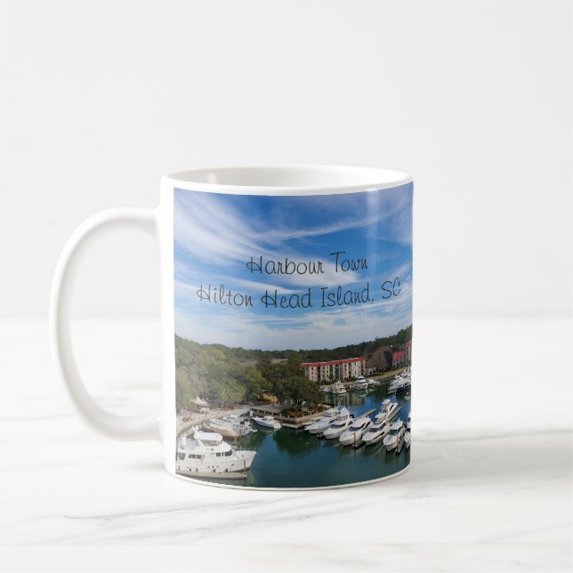 Taza De Café Harbour Town Hilton Head Island South Carolina (Izquierda)