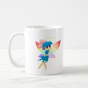 Taza De Café Harina arcoiris