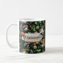 Taza De Café Harina de agua rústica Bosque champiñones Planta B