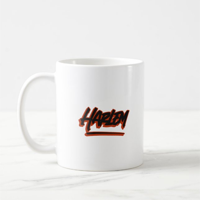 Taza De Café Harlem Graffiti Style Coffee Mug (Izquierda)