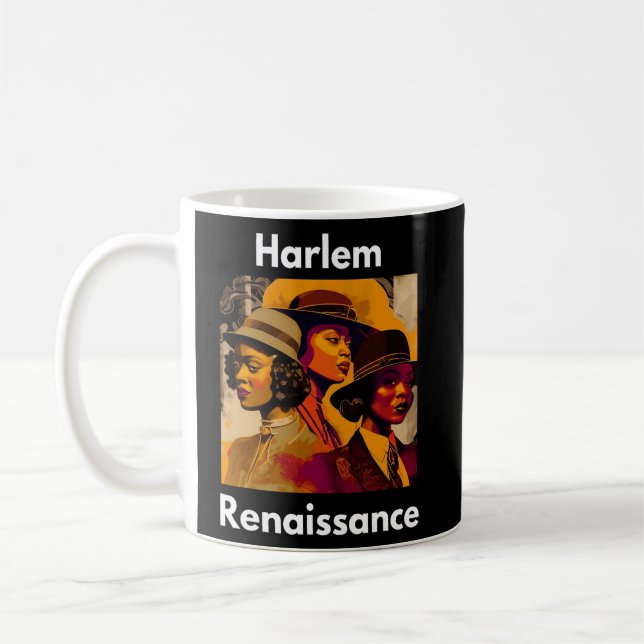 Taza De Café Harlem Renaissance Resumen arte Monto de historia  (Izquierda)