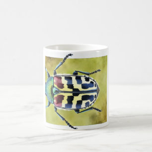 Taza De Café Harlequin beetle 251024IREF238 - Watercolor