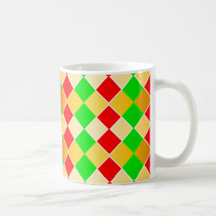 Taza De Café Harlequin del navidad