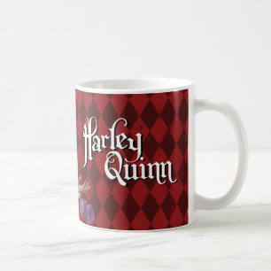 Taza De Café Harley Quinn con dados difusos
