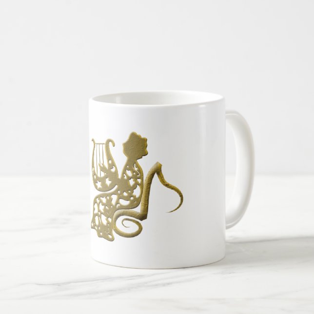 Taza De Café Harpist (Anverso derecho)