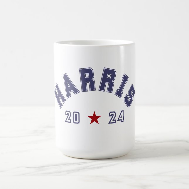 Taza De Café Harris 2024 Athletic Word Art (Centro)