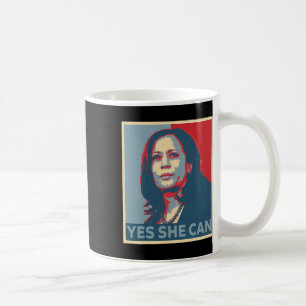 Taza De Café Harris 2024 Elección Presidencial Kamala Sí Puede