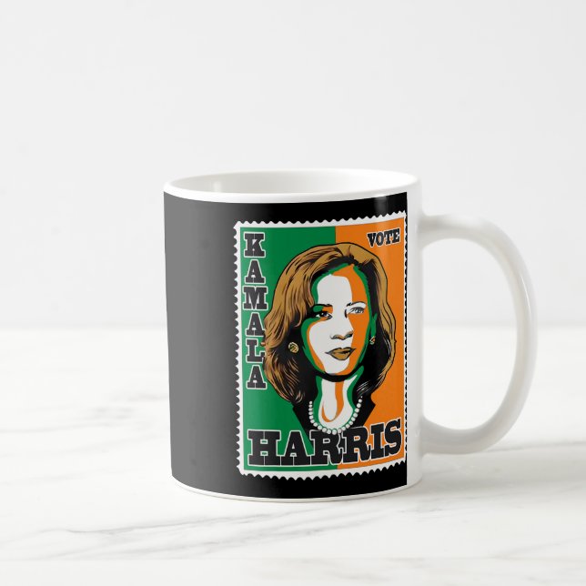 Taza De Café Harris 2024 Kamala Para Presidente 1 (Derecha)