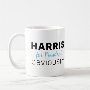 Taza De Café Harris For President Obviamente 2024