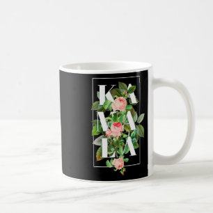 Taza De Café Harris Vintage Floral Femenina Primera Presidenta