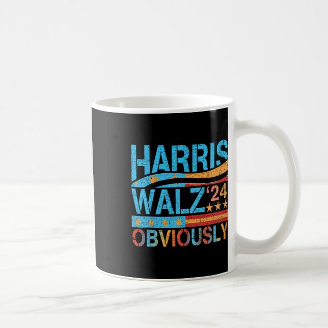 Taza De Café ¡Harris W, obviamente! Harris Waltz Elecciones 202 (Derecha)