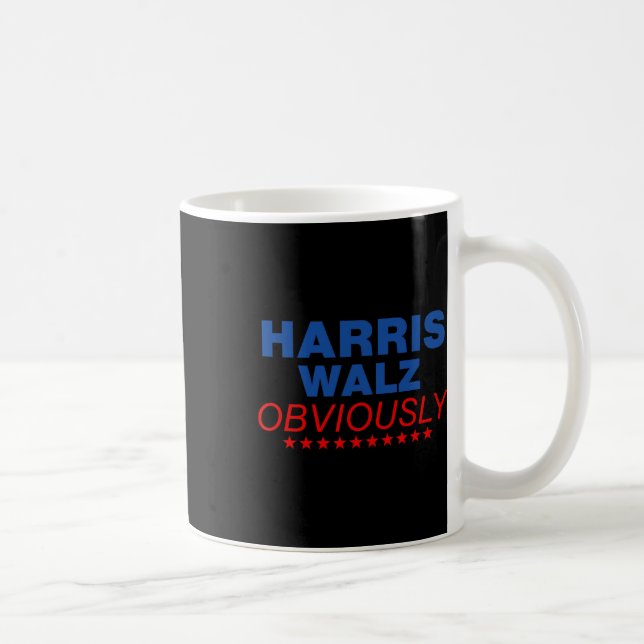 Taza De Café Harris Waltz Obviamente 2024 Balz To The Walz (Derecha)