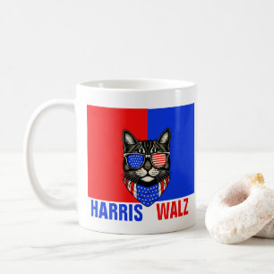 Taza De Café Harris Walz 2024 Obviamente