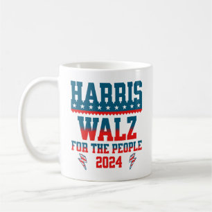 Taza De Café Harris Walz 2024 Para Las Elecciones Presidenciale