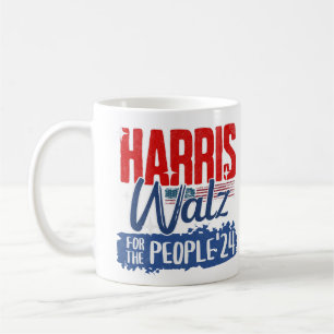 Taza De Café Harris Walz 2024 Por el Pueblo Elección Demócrata