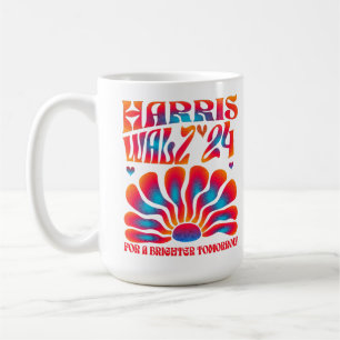 Taza De Café Harris Walz 2024, por un mañana más brillante