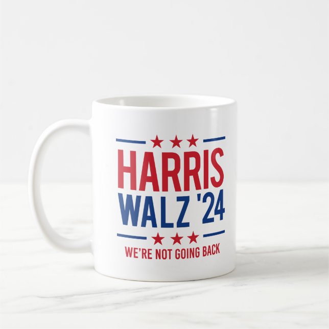 Taza De Café Harris Walz '24 - No vamos a volver (Izquierda)